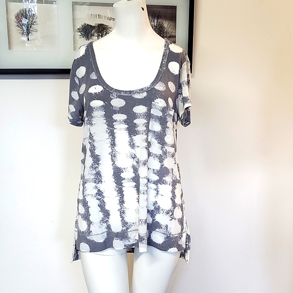 Lululemon Perfect Layer Tee Sea Side Dot Burnout Fossil - Picture 3 of 7